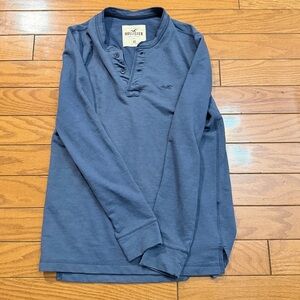 Hollister Blue Long Sleeve Shirt